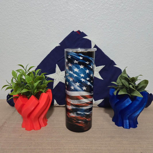 American Flag Tumbler - Vegas Custom Creations
