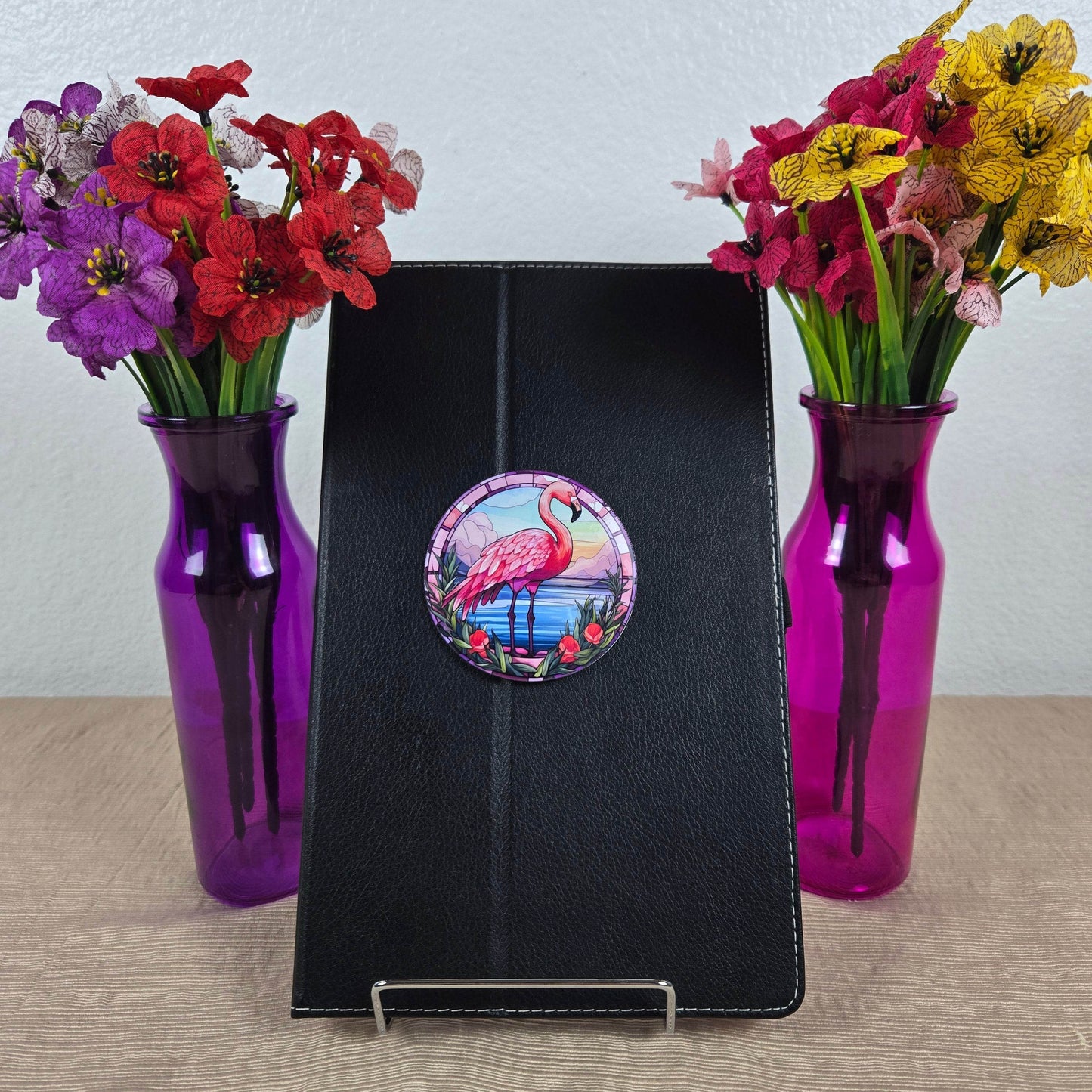 Colorful Flamingo Stickers - Vegas Custom Creations