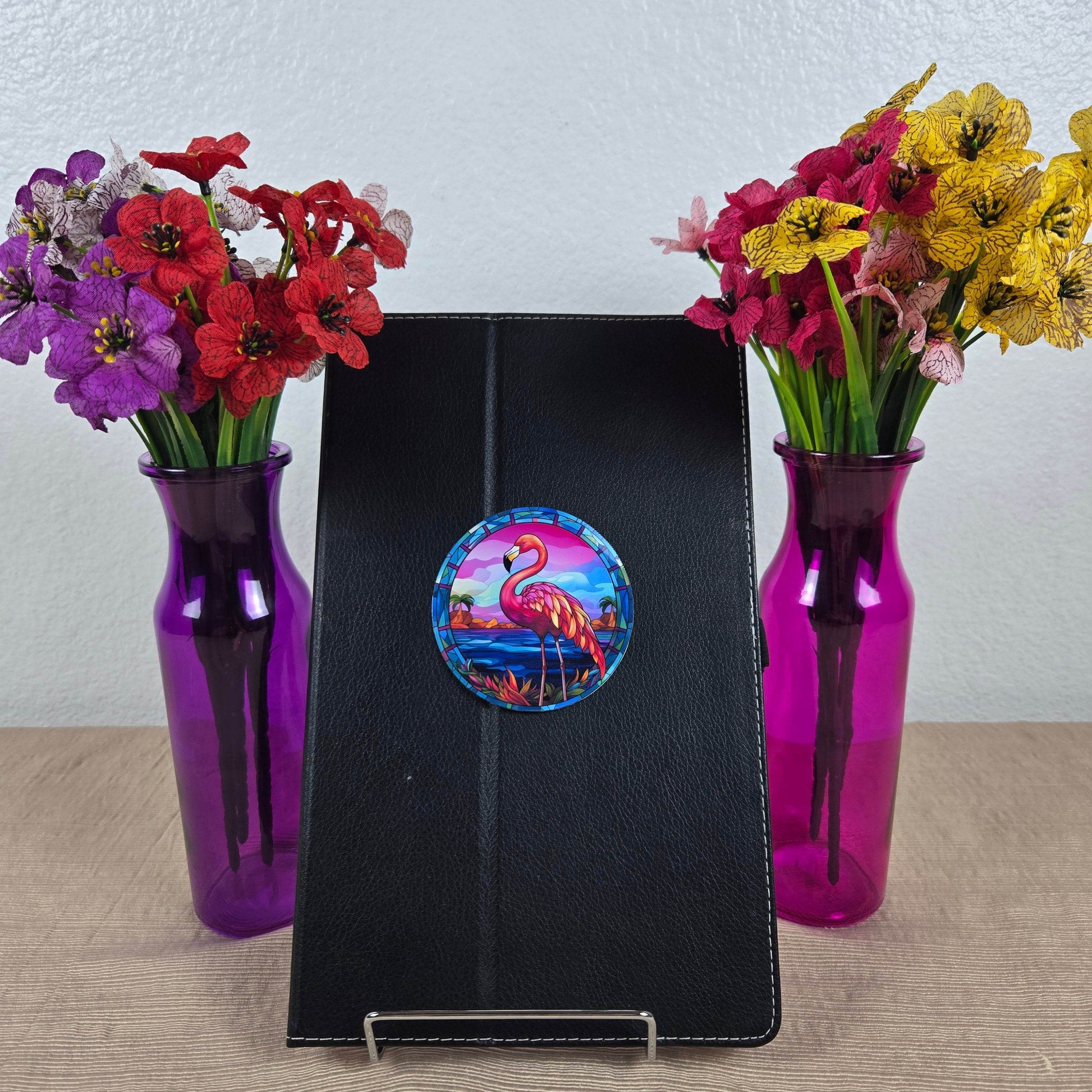 Colorful Flamingo Stickers - Vegas Custom Creations