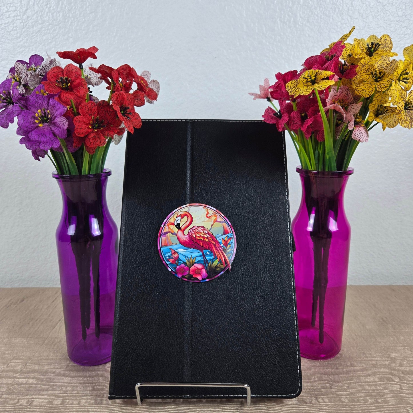 Colorful Flamingo Stickers - Vegas Custom Creations