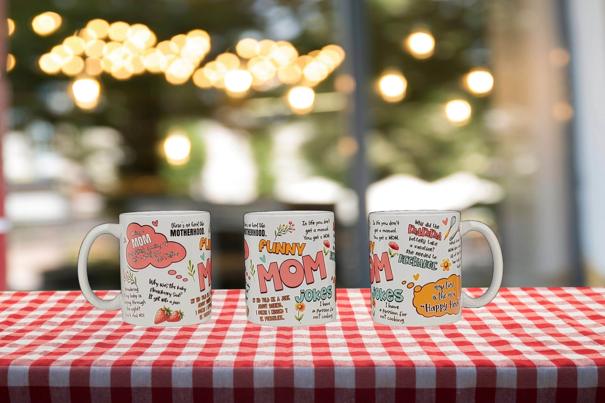Funny Sarcastic Mom Jokes Mug - Vegas Custom Creations