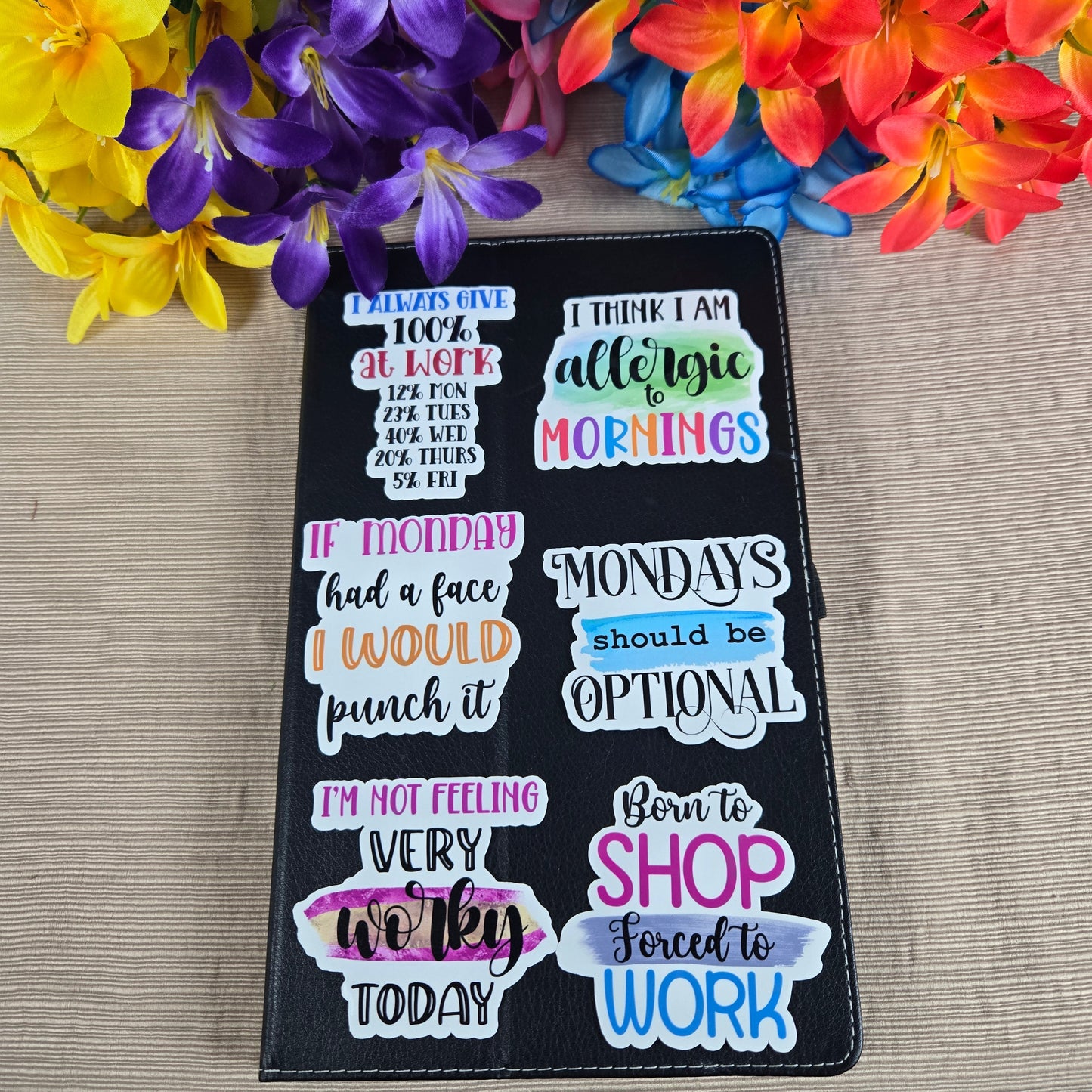 Sarcastic Work Stickers