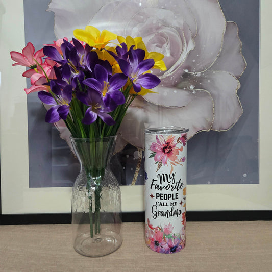My Favorite People Call Me Grandma Tumbler - Vegas Custom Creations