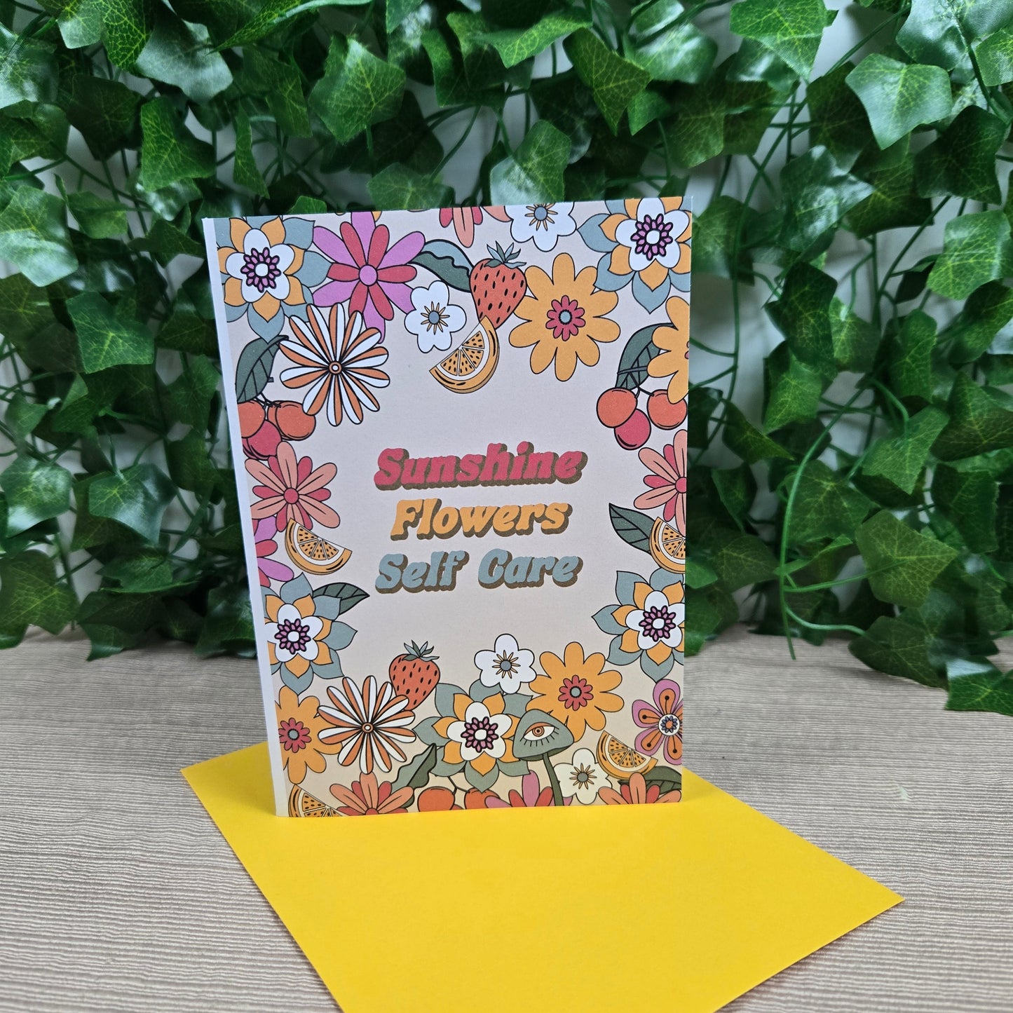 Groovy Get Well Soon Card