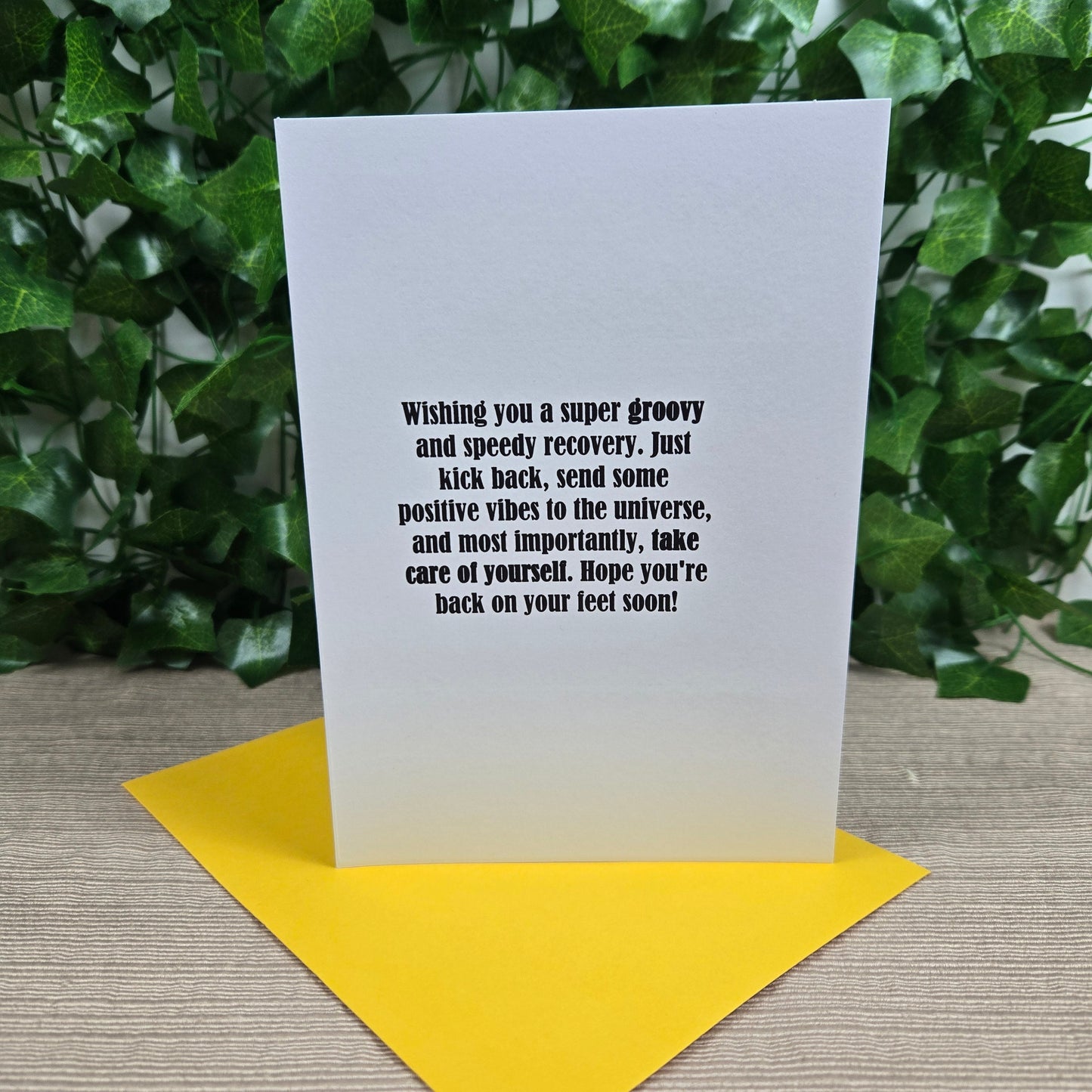 Groovy Get Well Soon Card