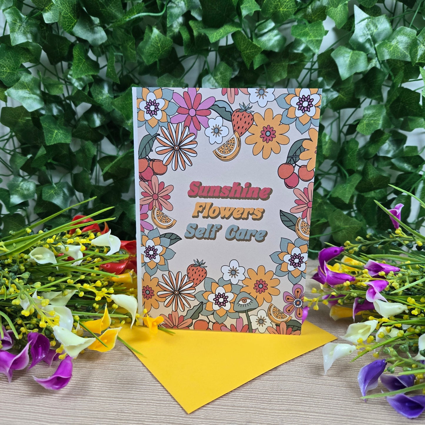 Groovy Get Well Soon Card