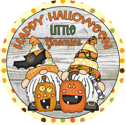 Round Ghoulishly Spooky Halloween Sign (Multiple Designs and Sizes Available) - Vegas Custom Creations
