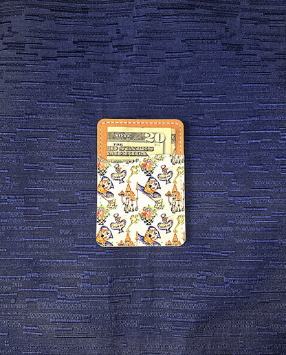 Alice Inspired Adhesive Cell Phone Wallet (Multiple designs available) - Vegas Custom Creations