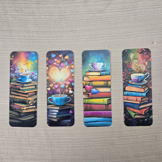 Books & Coffee Bookmarks