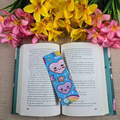 Kawaii Hearts & Stars Bookmarks
