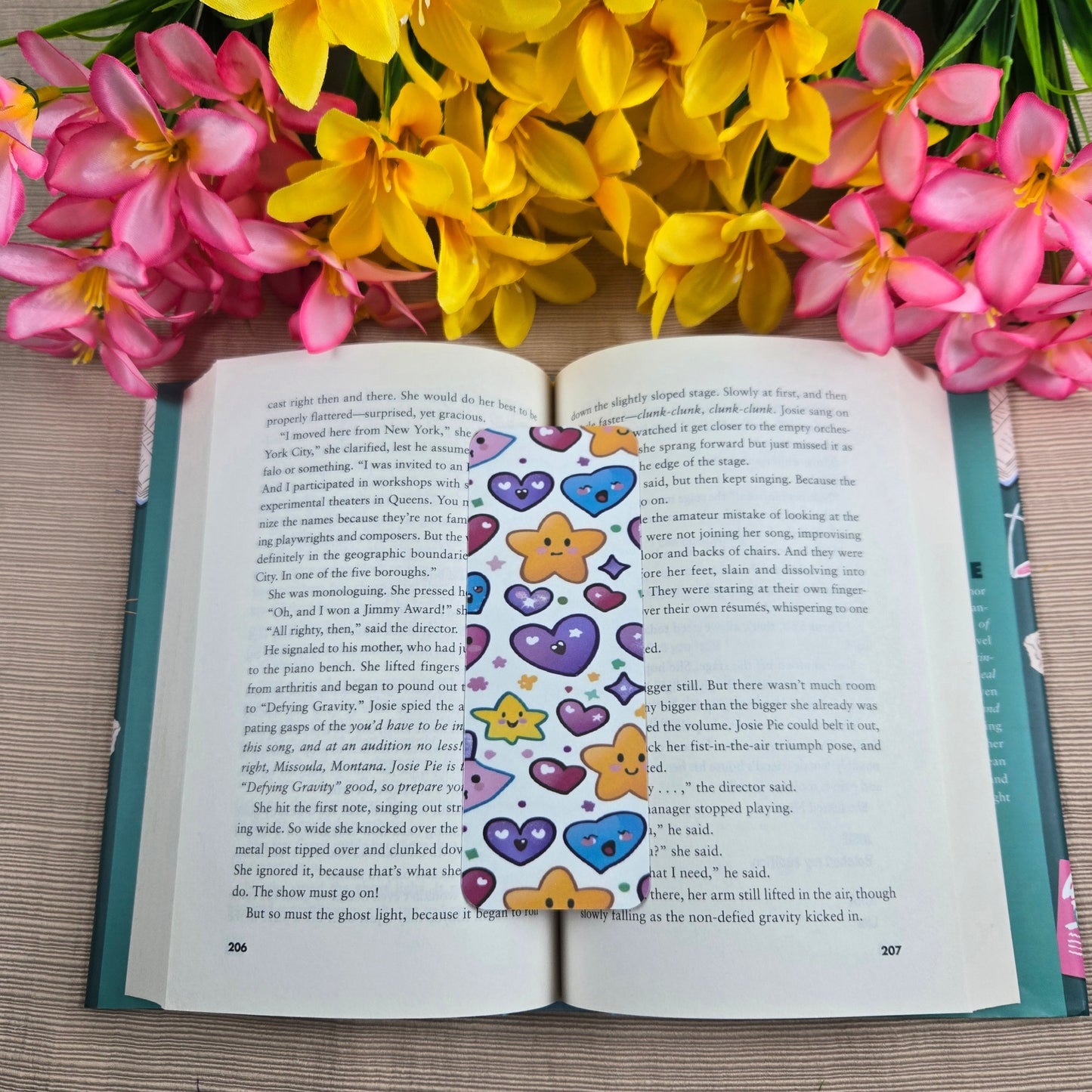 Kawaii Hearts & Stars Bookmarks