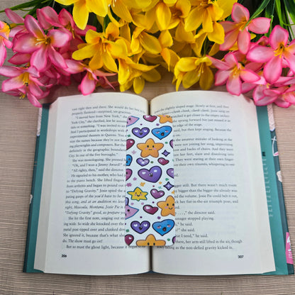 Kawaii Hearts & Stars Bookmarks