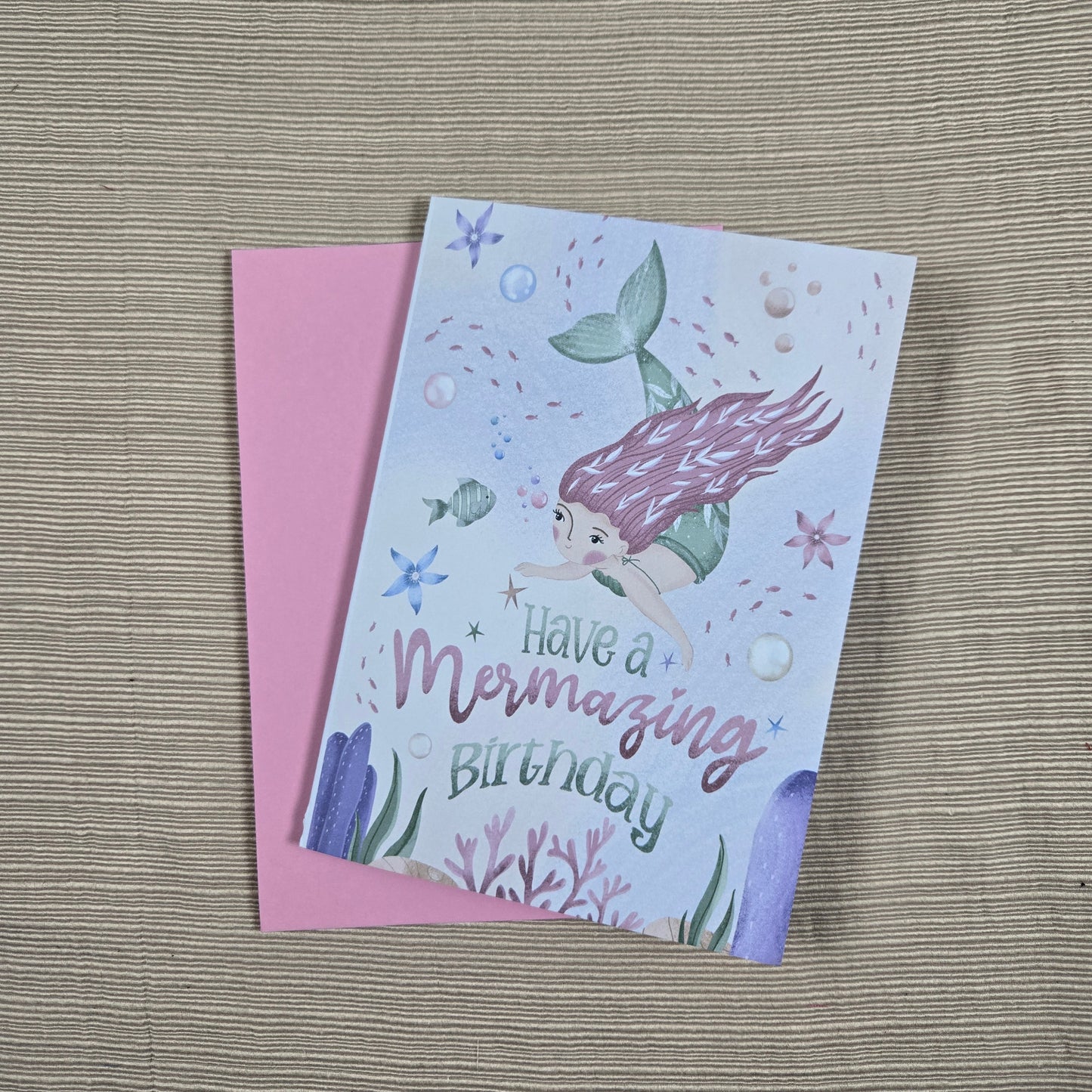 Mermazing Birthday Card