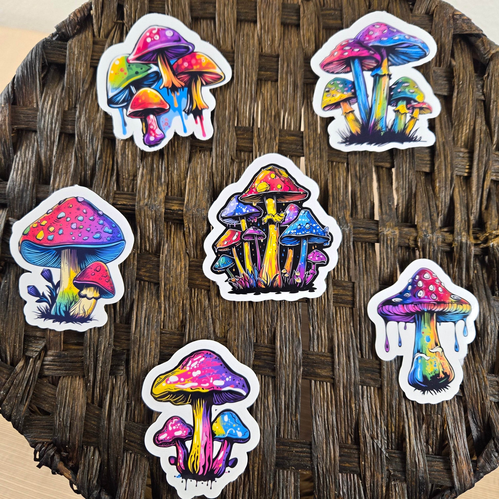 Mushroom Stickers - Vegas Custom Creations