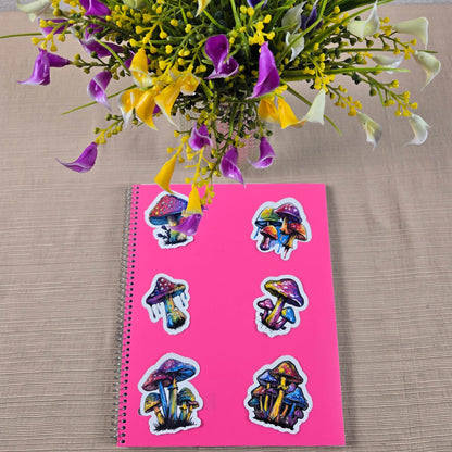 Mushroom Stickers - Vegas Custom Creations