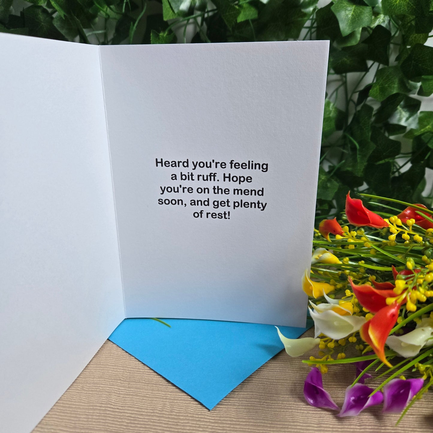 Paws and Relax Get Well Soon Card