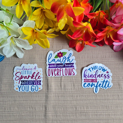 Positivity Stickers - Vegas Custom Creations