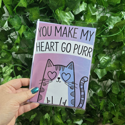 You Make My Heart Go Purr Card