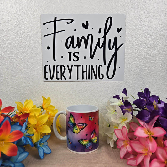 Rainbow Butterfly Coffee Mug - Vegas Custom Creations