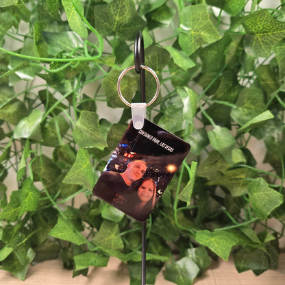 Rectangle Double Sided Personalized Photo and Text Key Chain - Vegas Custom Creations
