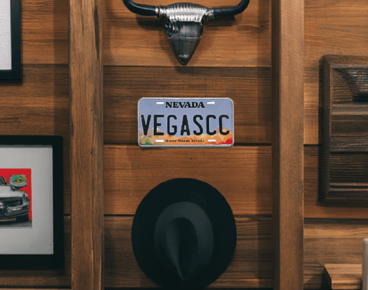 Personalized Decorative 6x12 License Plate - Vegas Custom Creations
