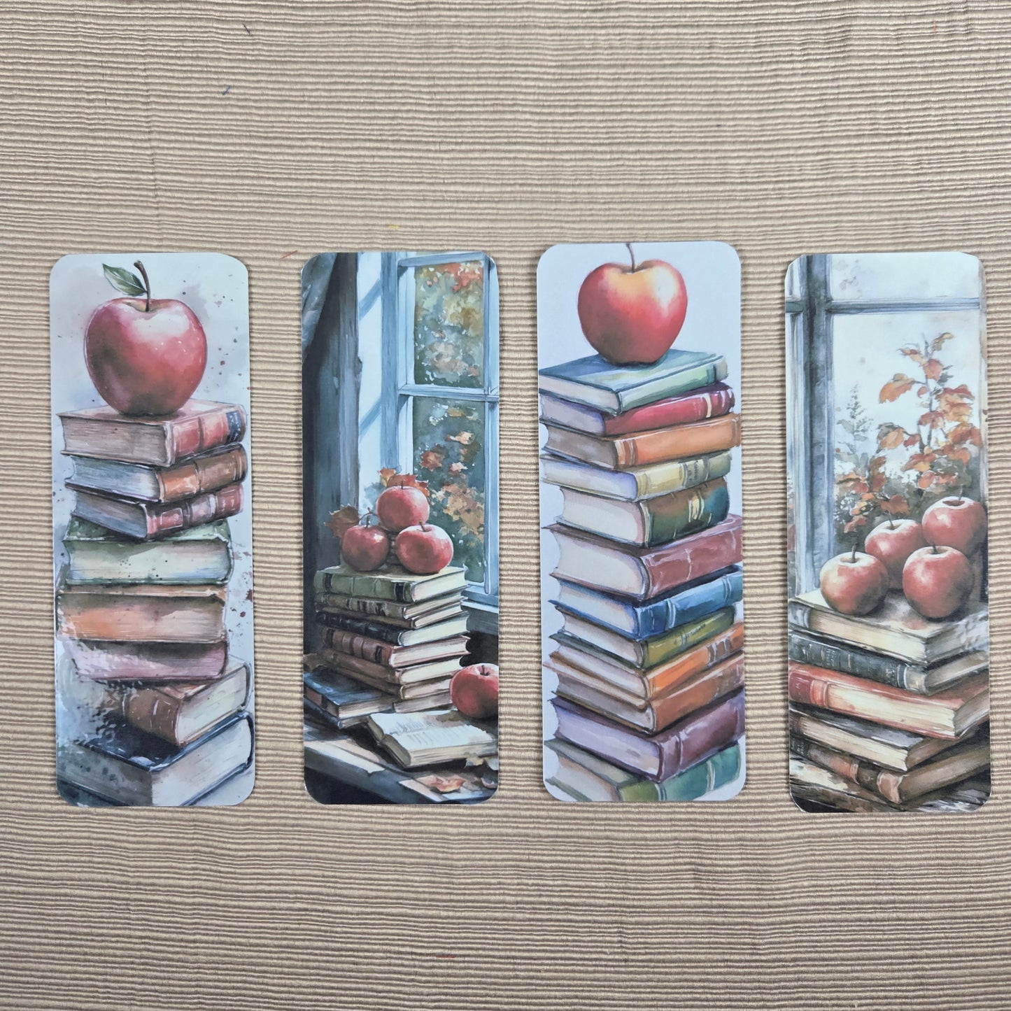Apples & Books Bookmarks