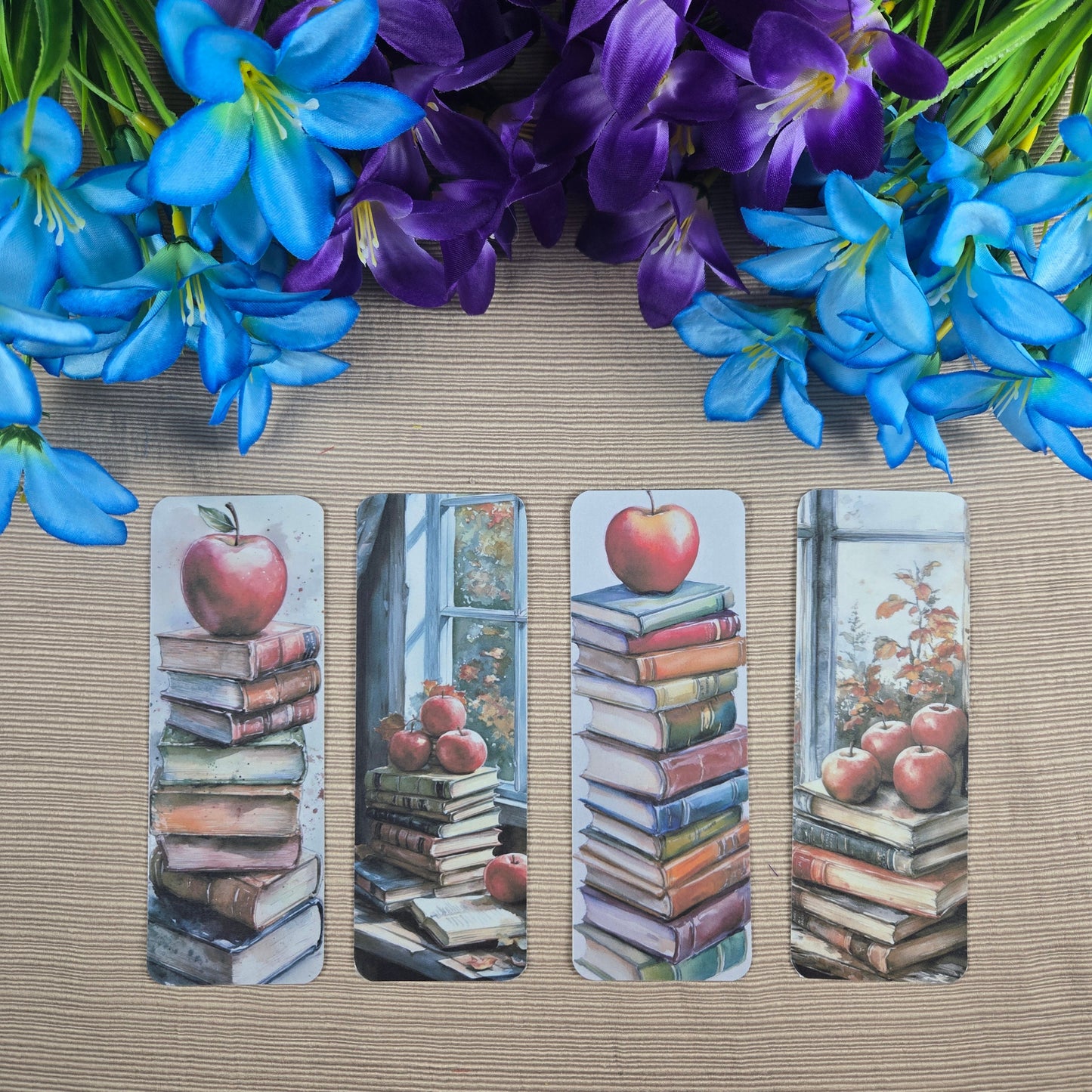 Apples & Books Bookmarks