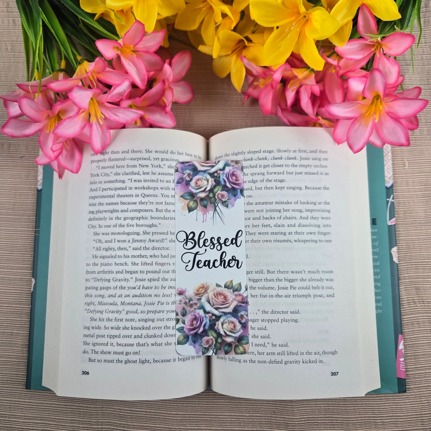 Floral Teacher Bookmarks