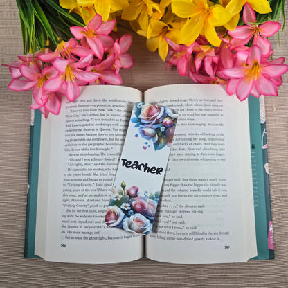 Floral Teacher Bookmarks