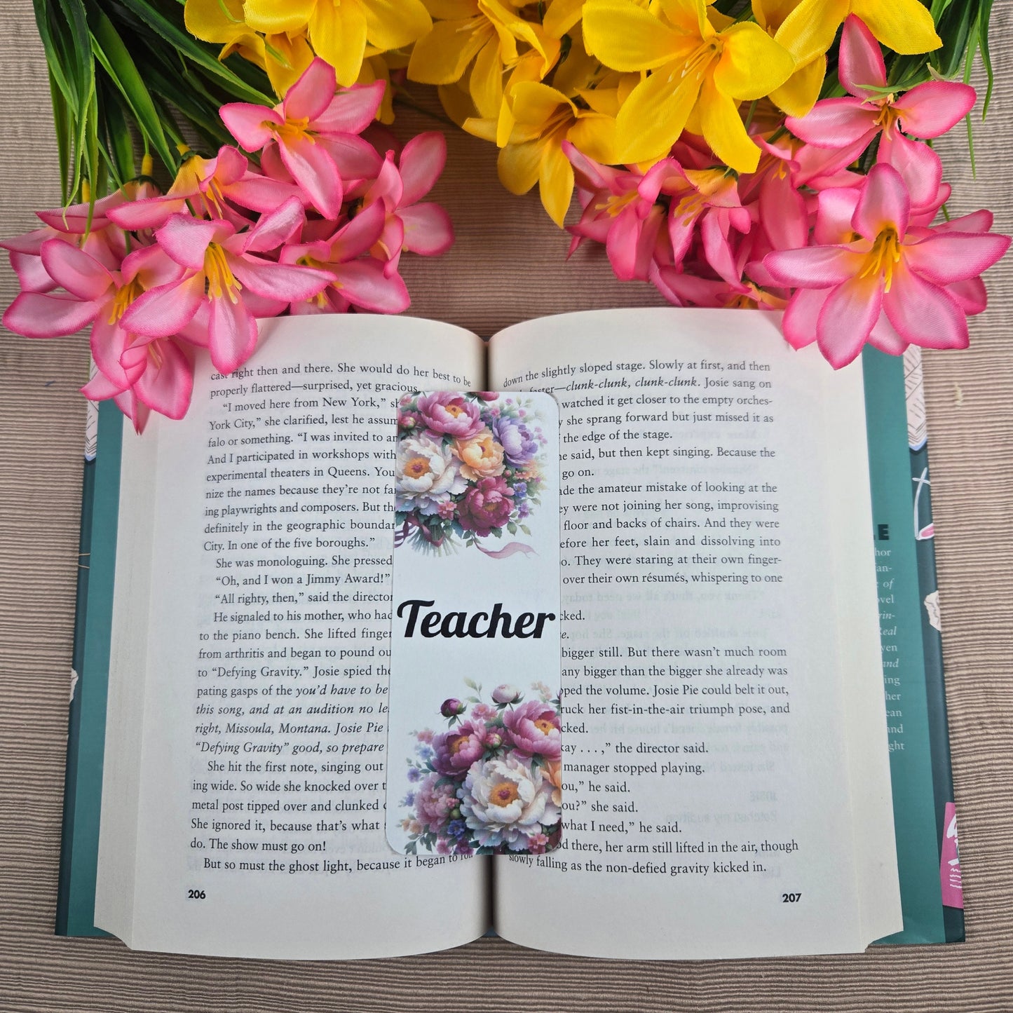 Floral Teacher Bookmarks