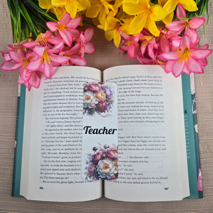 Floral Teacher Bookmarks