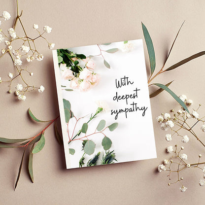 With Sympathy Card