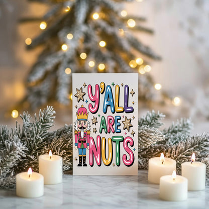 Y'all are Nuts Christmas Card