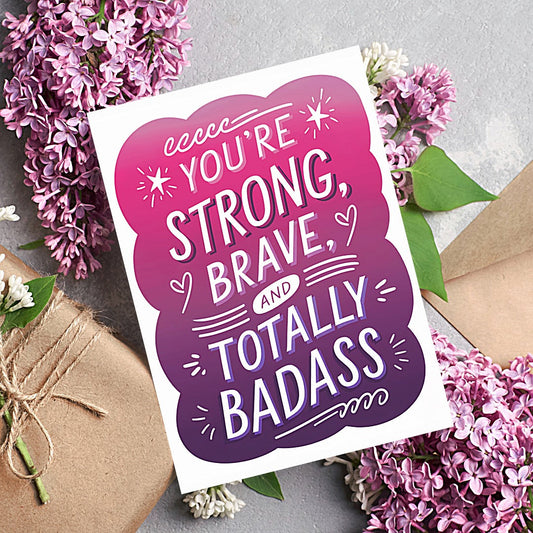 You're Strong, Thinking of You Card