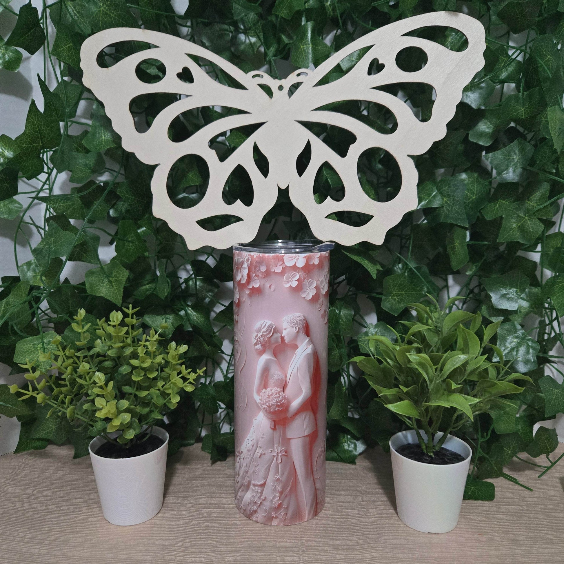 Inflated Bride and Groom Tumbler - Vegas Custom Creations