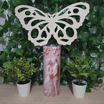 Inflated Bride and Groom Tumbler - Vegas Custom Creations
