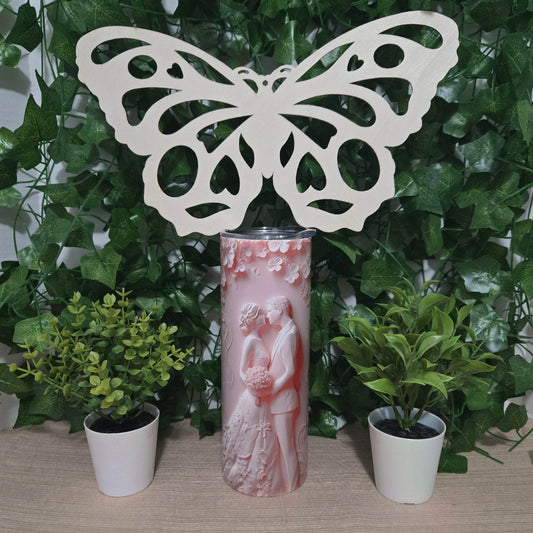 Inflated Bride and Groom Tumbler - Vegas Custom Creations