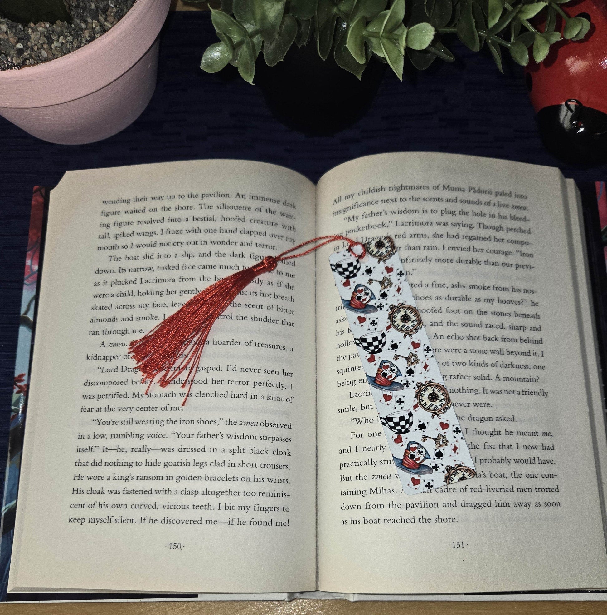 Alice Inspired Aluminum Bookmarks (Multiple Designs Available) - Vegas Custom Creations