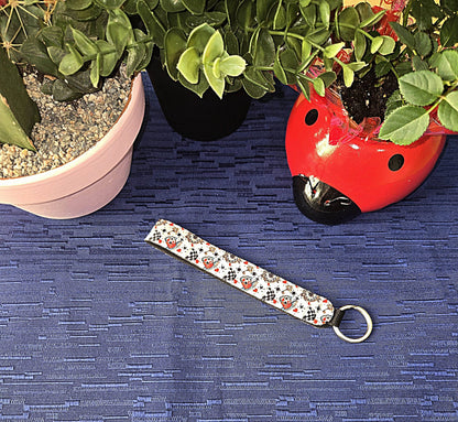 Alice Inspired Wristlet Key Chain (Multiple Designs Available) - Vegas Custom Creations
