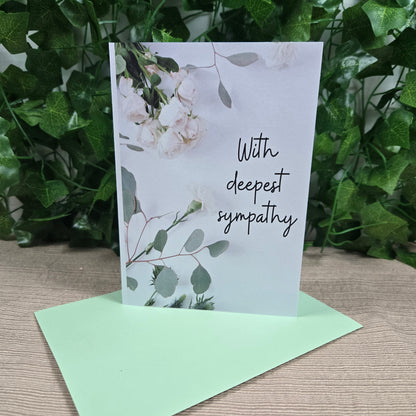 With Sympathy Card