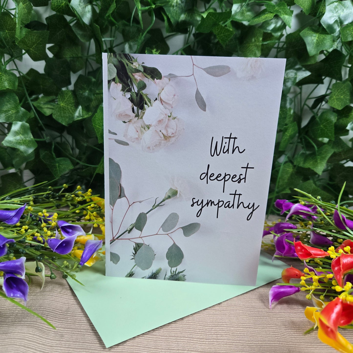 With Sympathy Card