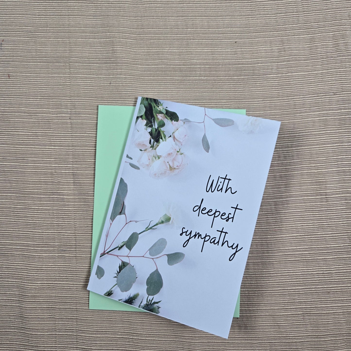 With Sympathy Card