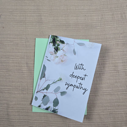 With Sympathy Card
