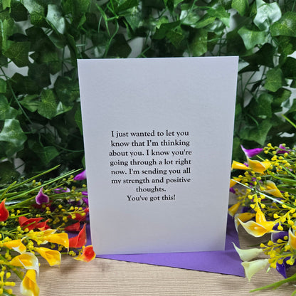 You're Strong, Thinking of You Card