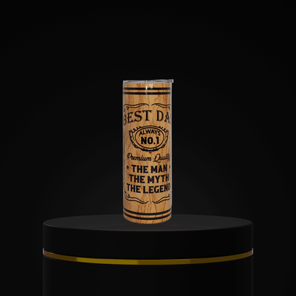 Best Dad the Man the Myth the Legend Tumbler - Vegas Custom Creations