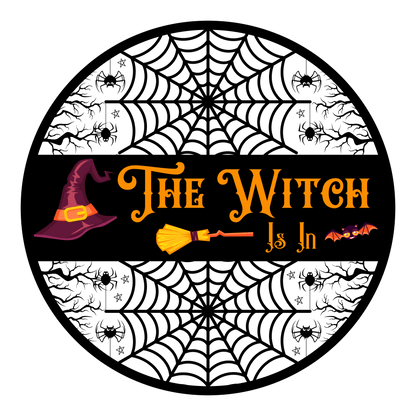 Round Frightfully Spooky Halloween Sign (Multiple Designs and Sizes Available) - Vegas Custom Creations