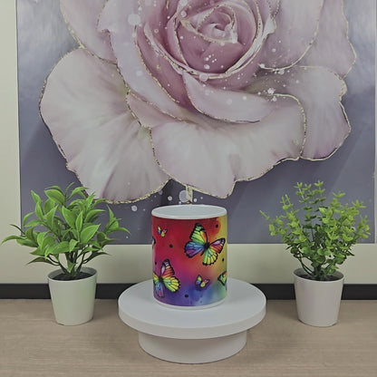 Rainbow Butterfly Coffee Mug