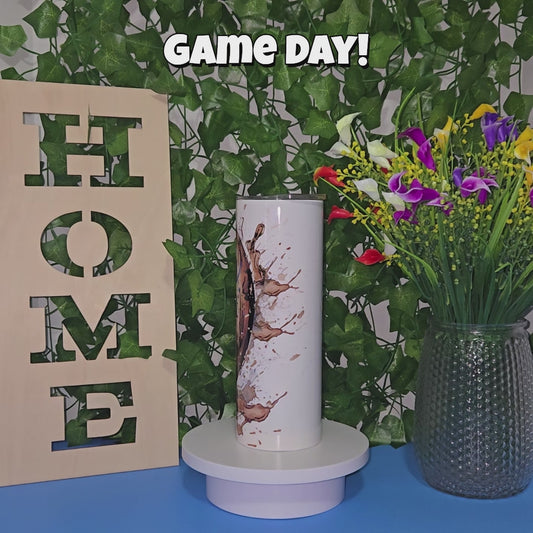 Game day football Tumbler