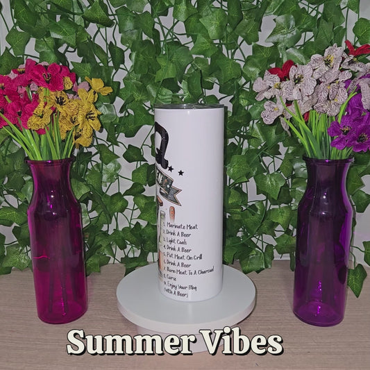 BBQ Rules For Men Tumbler