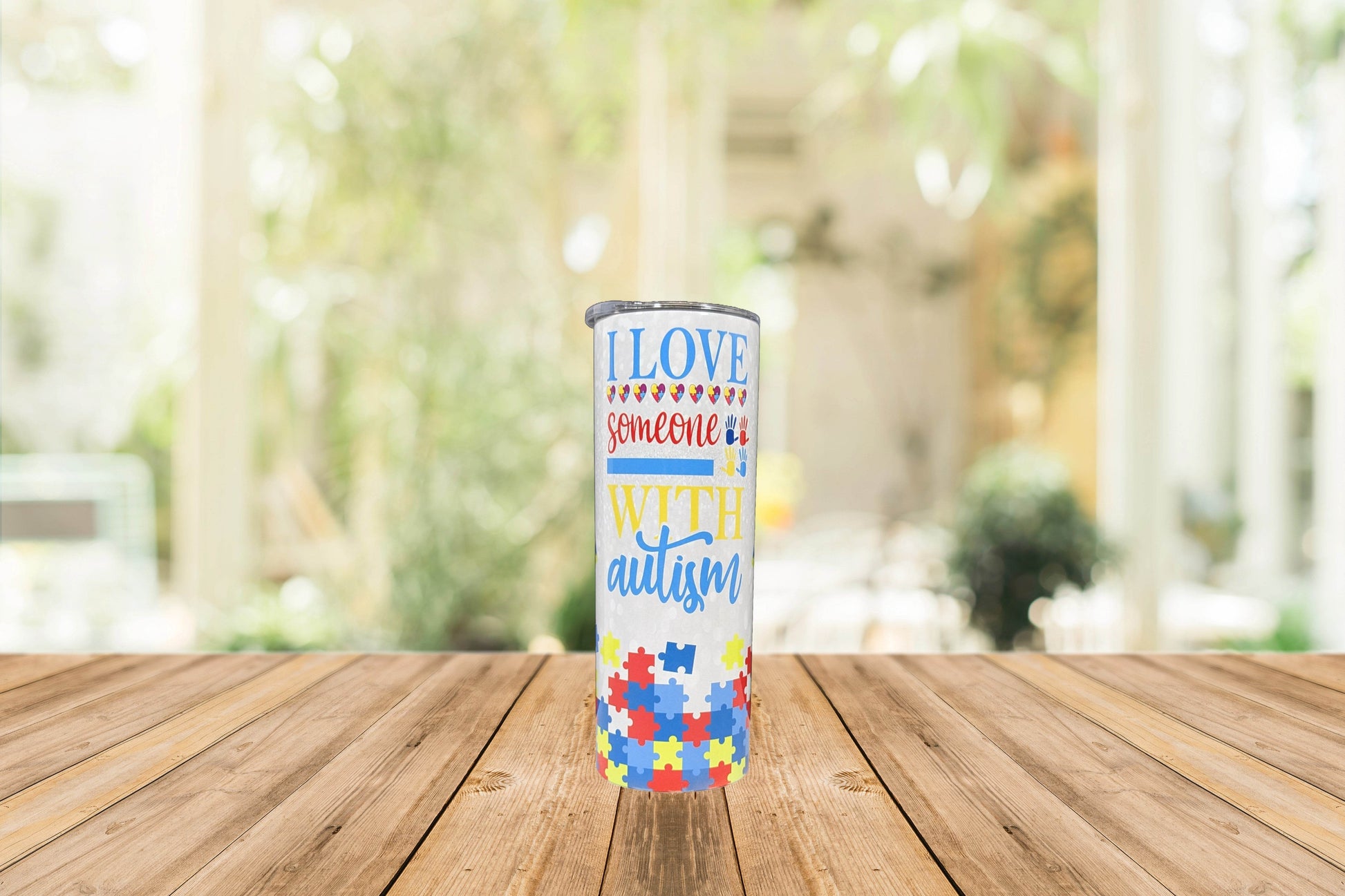 I Love Someone with Autism Tumbler - Vegas Custom Creations